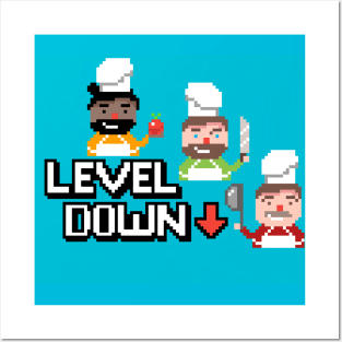 Level Down: Overcooked Posters and Art